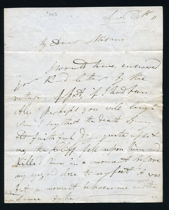 Letter from Mary Anning